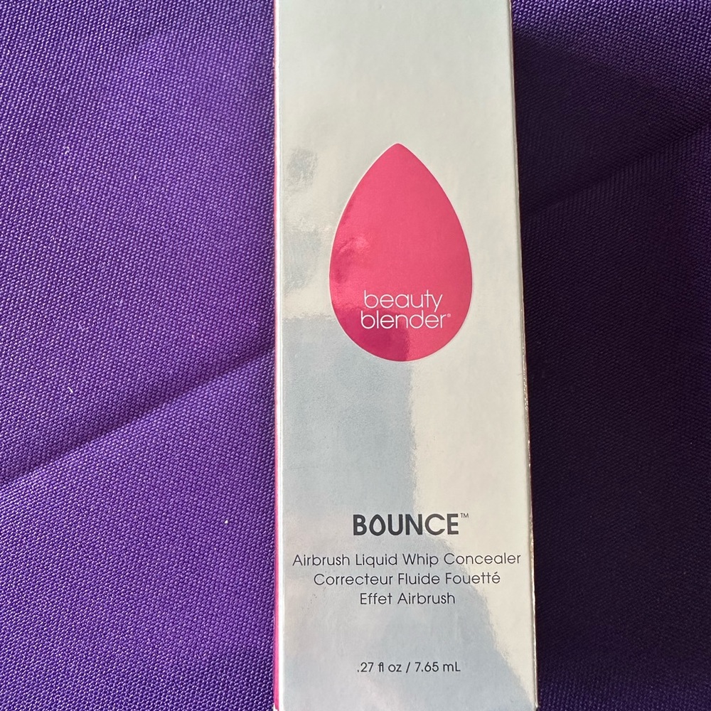 Beauty blender, bounce, concealer- New